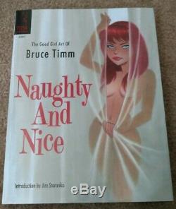 Bruce Timm Naughty And Nice RARE DELUXE ED. SIGNED AND NUMBERED HARDCOVER BOXSET