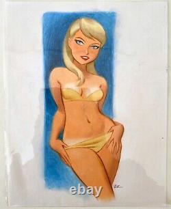 Bruce Timm! Original Color Published Good Girl Art. Naughty and Nice