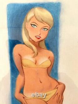 Bruce Timm! Original Color Published Good Girl Art. Naughty and Nice