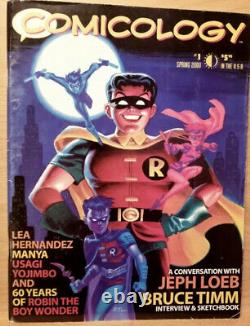 Bruce Timm Signed Original Art, Robin/Cover Art Prelim for Comicology #1, 2000