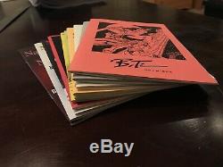 Bruce Timm complete 10 signed sketchbook & sampler collection with custom case