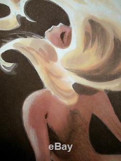 Bruce Timm original nude painting, circa 1999
