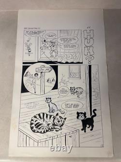 Bunny #16 original art 1970 PSYCHEDELIC SHACK CATS KITTENS ESMERALDA half splash Bunny #16 original art 1970 PSYCHEDELIC SHACK CATS KITTENS ESMERALDA half splash