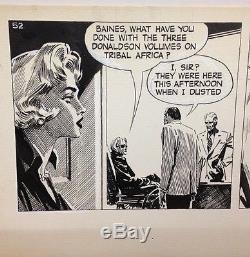 CAROL DAY Original Comic Strip Art #52 DAVID WRIGHT Charles Logan 11-8-1956
