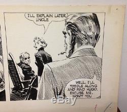 CAROL DAY Original Comic Strip Art #52 DAVID WRIGHT Charles Logan 11-8-1956