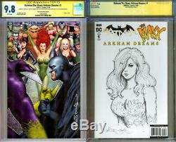 CGC SS 9.8 Batman Maxx #1 Nathan Szerdy Variant Original Poison Ivy Art Sketch