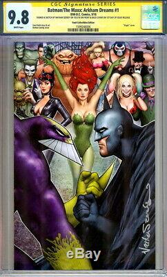 CGC SS 9.8 Batman Maxx #1 Nathan Szerdy Variant Original Poison Ivy Art Sketch