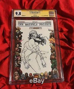 Cgc Ss 9.8marvels Project #1original Sketch Artfrank Millerinkedelektra