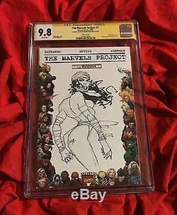 Cgc Ss 9.8marvels Project #1original Sketch Artfrank Millerinkedelektra