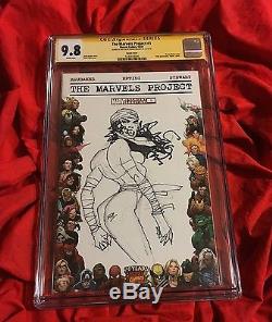 Cgc Ss 9.8marvels Project #1original Sketch Artfrank Millerinkedelektra