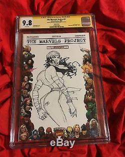 Cgc Ss 9.8marvels Project #1original Sketch Artfrank Millerinkedelektra