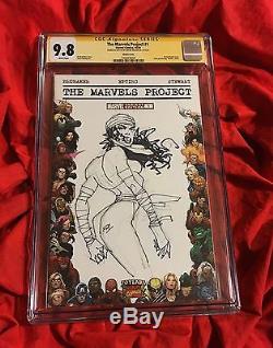 Cgc Ss 9.8marvels Project #1original Sketch Artfrank Millerinkedelektra