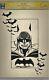 Cgc Ss Signed Neal Adams Batman Jla Justice League Original Dc Comic Art Sketch