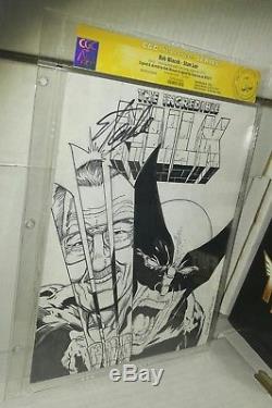 CGC SS Stan Lee Signature Series Bob Wiacek Art Hulk 340 cover Swipe Homage RARE