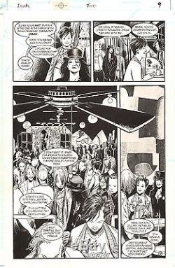 CHRIS BACHALO DEATH The High Cost Living #2 Original DC Vertigo Comic Art 1992