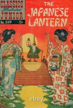 CLASSICS ILLUSTRATED #559 original art 1959 JAPANESE LANTERN half SPLASH PELTZ