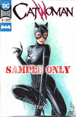 COMIC BABES + HIGH-DETAIL Original Art Sketch Cover by Artist Lance HaunRogue