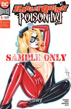 COMIC BABES Your Choice Original Art Sketch Cover by Artist Lance HaunRogue