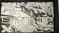 COMIC BOOK ART BATMAN ROBIN #106 Page Pete Woods Andrew Pepoy DC Batmobile R1