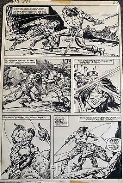 CONAN the Barbarian 85 pg 27 JOHN BUSCEMA and ERNIE CHAN ORIGINAL Comic Art