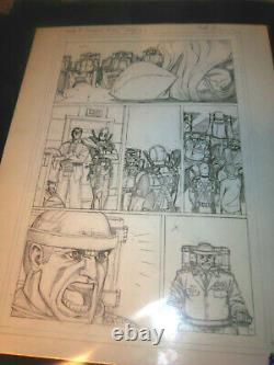 Cable & Deadpool #36 pg 20 original comic art page pencils, published, Brown