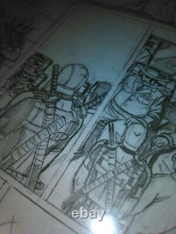 Cable & Deadpool #36 pg 20 original comic art page pencils, published, Brown