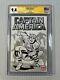 Captain America #1 Avengers 4 Original Art Sketch Signed Bruce Timm Cgc 9.4