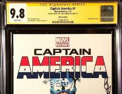 Captain America #1 Cgc Ss 9.8 Original Art Sketch Venomized Avengers Endgame