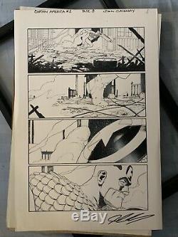 Captain America #2 Page 9 John Cassaday Original Comic Art