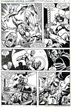 Captain America #233 Marvel 1979 (Original Art) Pg 7 Sal Buscema & Don Perlin