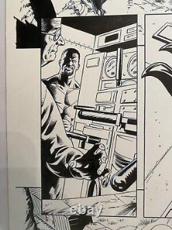 Captain America 605 Pg 11 Original Art By Rick Magyar W. Luke Ross Falcon