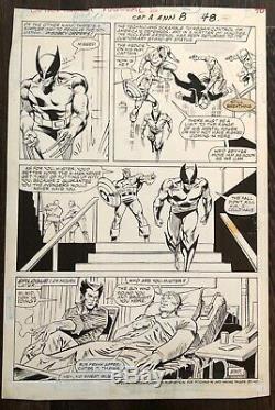 Captain America Annual 8 Original Art Page by Mike Zeck Wolverine