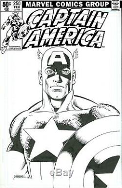Captain America George Perez Original Art 11 x 17