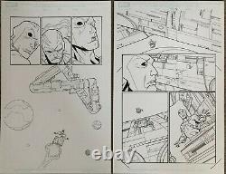 Captain America/Korvac Saga Original Comic Art Marvel #3 pgs. # 2&3 Rousseau