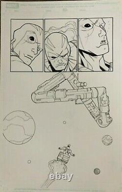 Captain America/Korvac Saga Original Comic Art Marvel #3 pgs. # 2&3 Rousseau