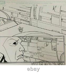 Captain America/Korvac Saga Original Comic Art Marvel #3 pgs. # 2&3 Rousseau