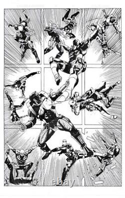 Carlos Magno Savage Avengers #3 p 7 (Anti-Venom vs Deathlok) Original Art