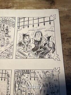 Castle Dracula & Dungeon Original comic art Page 13 Signed by author