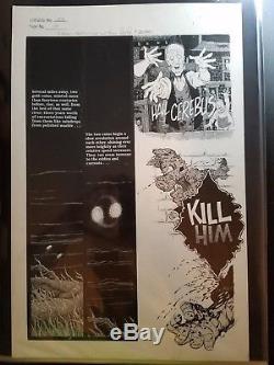 Cerebus the Aardvark original art issue 152, page 14 signed Dave Sim & Gerhard