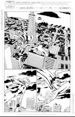 Champions Adventures #2 pg. 1 original comic art