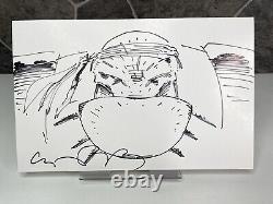 Chap Yaep Original Art Sketch 1993 SDCC Comic Con Youngblood Bedrock Badrock