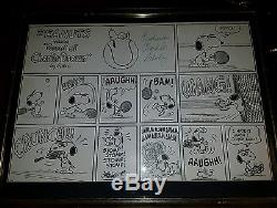 Charles Schulz Peanuts Sunday Comic Strip Original Art