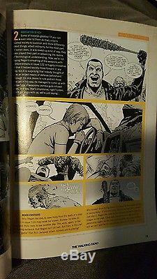 Charlie Adlard Walking Dead Issue 116 Page 19 Original Art Used Comics with Negan