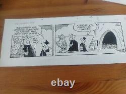 Chris Browne Hagar The Horrible Daily Comic Strip Original Art Signed 2/9/08