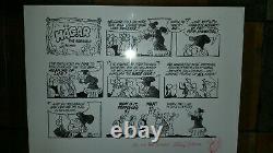 Chris Browne Hagar The Horrible Sunday Comic Strip Original Art Signed 2/27/2005