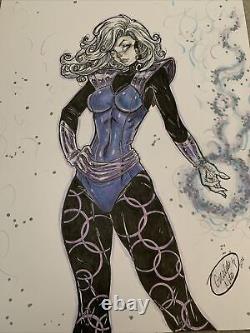 Clea Original Art By Geraldo Neto 11x17 Inch Marvel Doctor Strange