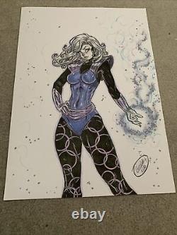 Clea Original Art By Geraldo Neto 11x17 Inch Marvel Doctor Strange