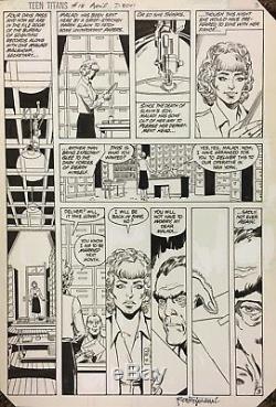 Comic Art OriginalThe New Teen Titans#18 p. 3- George Perez&Romeo Tanghal-1982