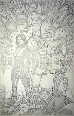 Comic Tyrese Gibson's Mayhem! Original Art By Tone Rodriguez Image Comics