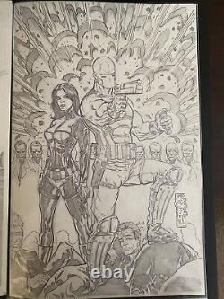 Comic Tyrese Gibson's Mayhem! Original Art By Tone Rodriguez Image Comics